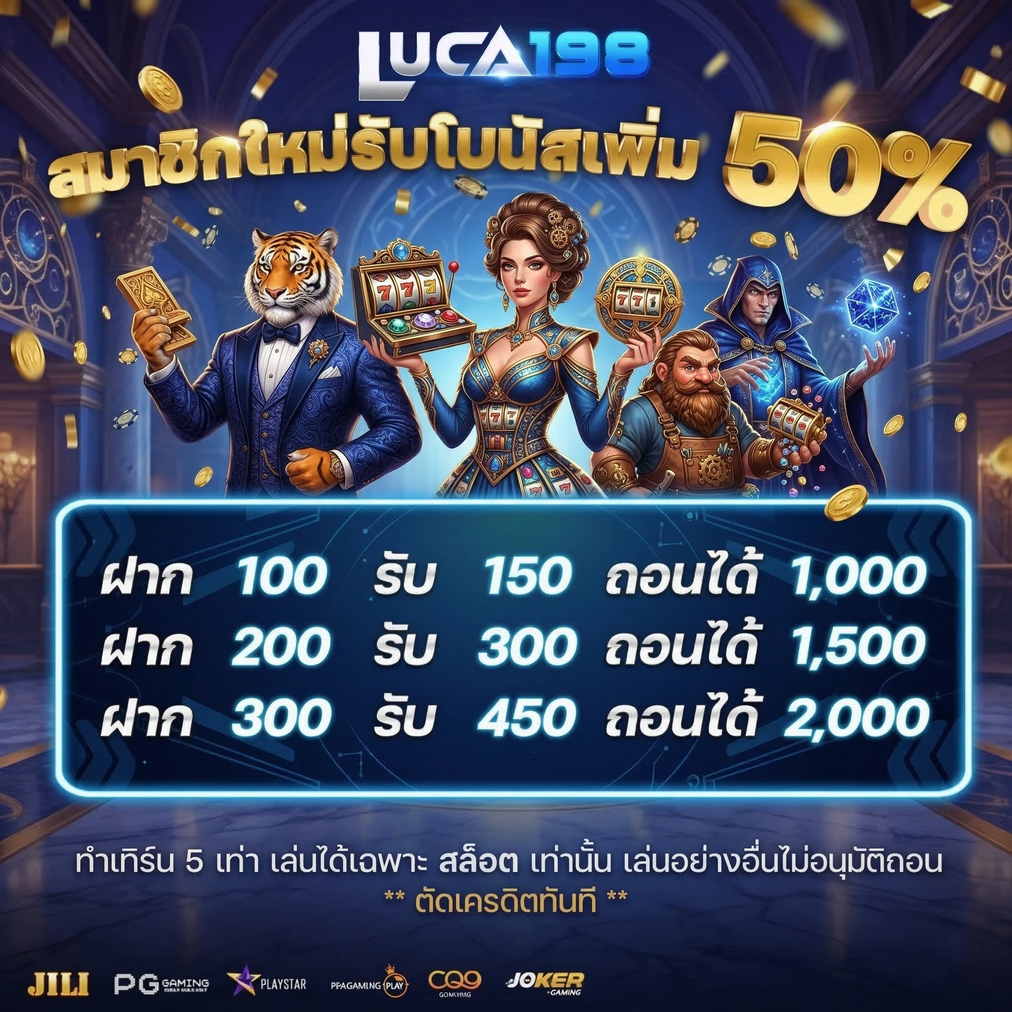 luca เครดิต ฟรี 100